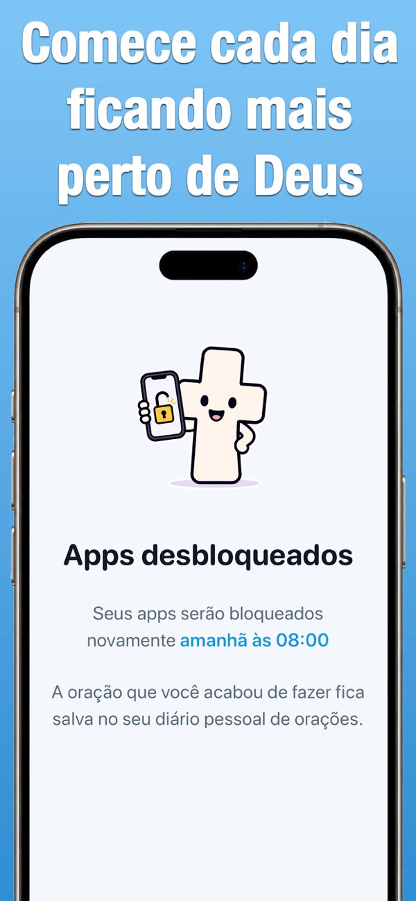 Apps desbloqueados depois da oração